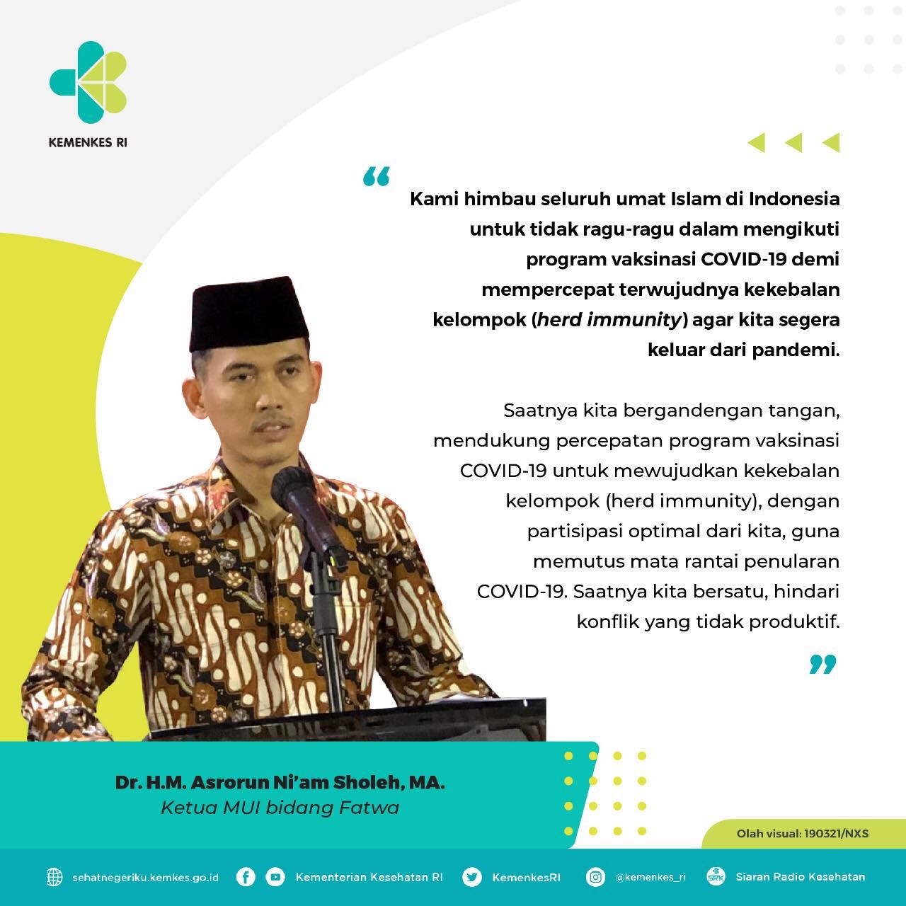 Pemerintah Menjamin Keamanan Penggunaan Vaksin AstraZeneca
