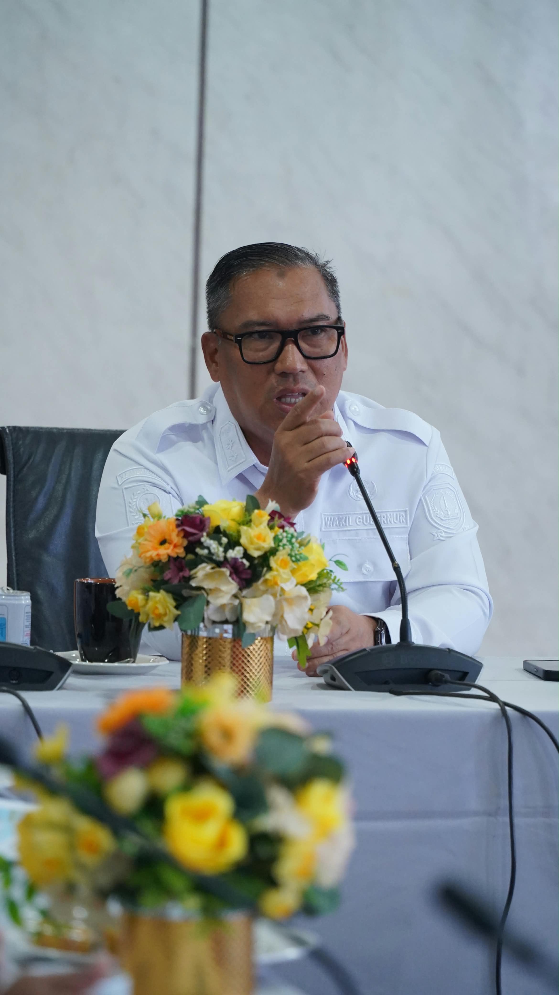 Wagub Nyanyang Bahas Pemanfaatan Pulau Sembur Bersama Pertamina NRE