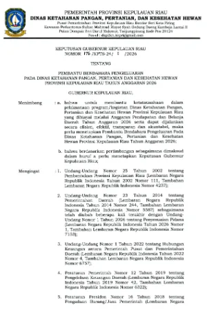 SK NOMOR 176 TAHUN 2026 - PEMBANTU BENDAHARA PENGELUARAN