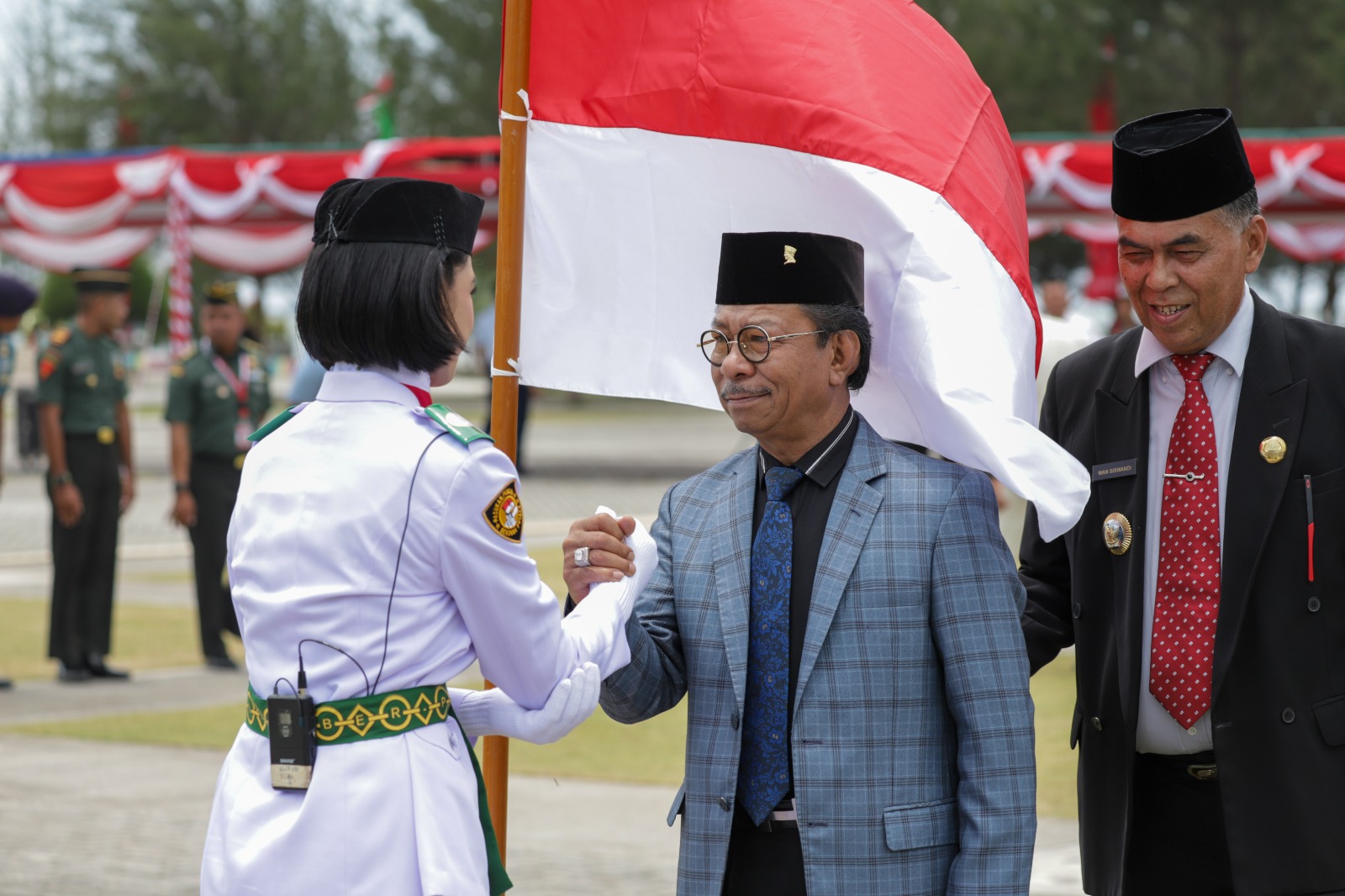 Ketua DPRD Provinsi Kepri Hadiri Pengukuhan Anggota Paskibraka 2023 Tingkat Provinsi Kepri