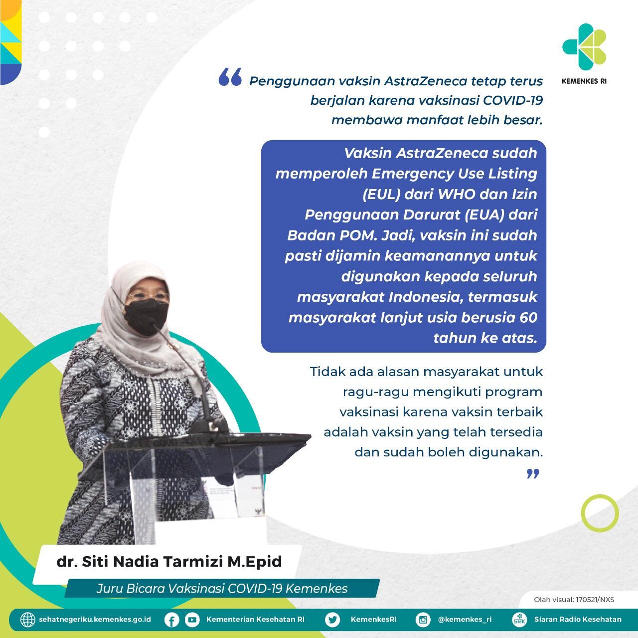 Vaksin AstraZeneca AMAN Untuk Digunakan
