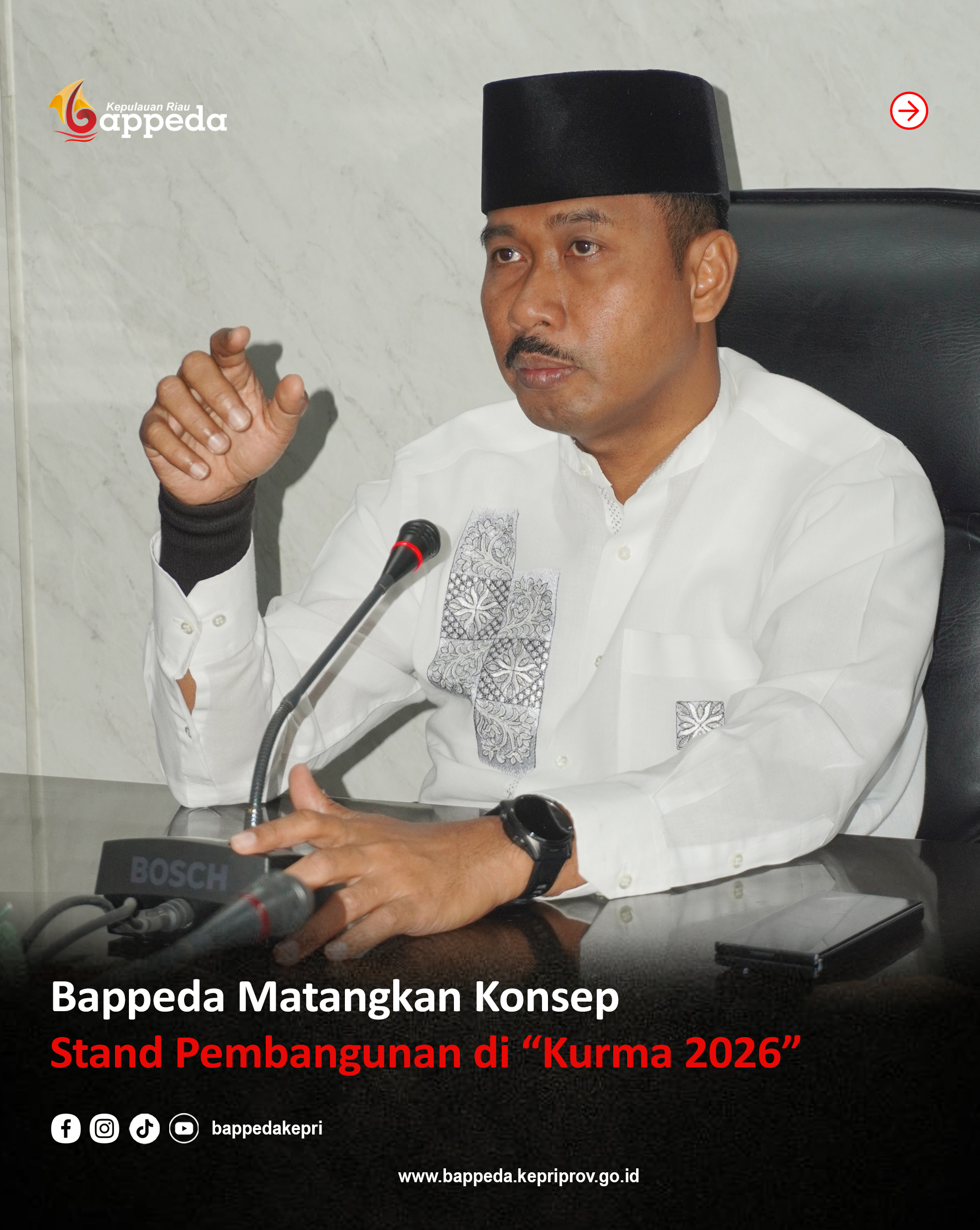 “Bappeda Kepri Matangkan Konsep Stand Pembangunan di Kurma 2026, Tampilkan Program Prioritas hingga Beasiswa Dokter Spesialis”