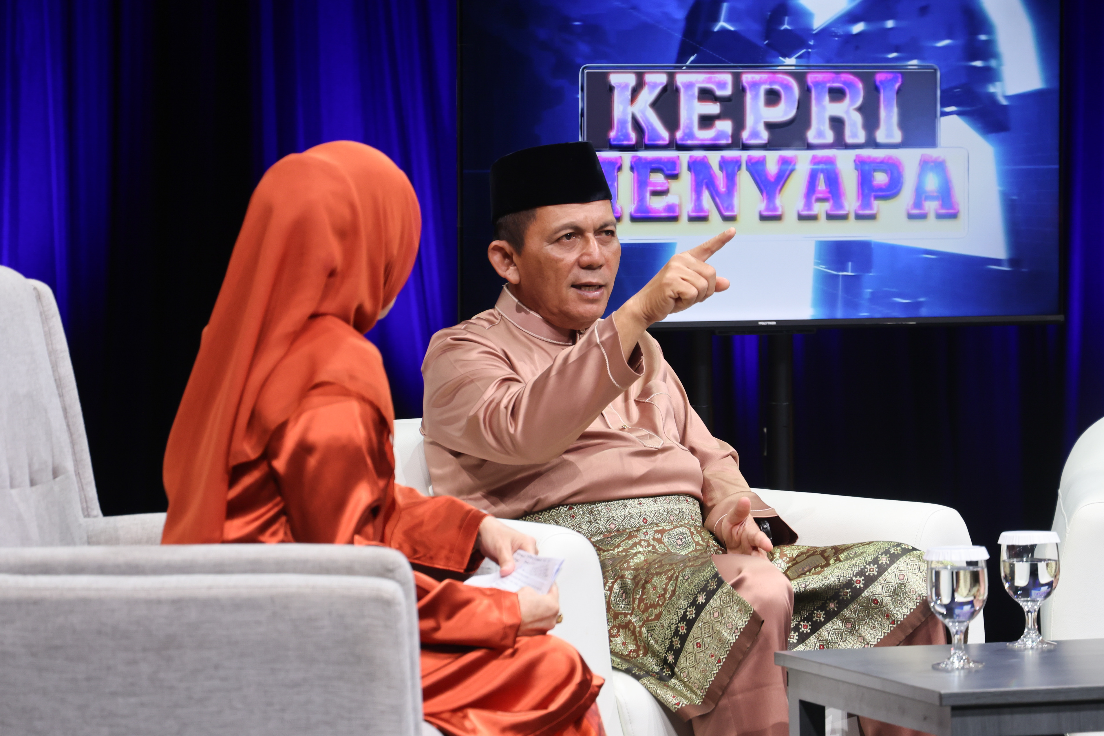 Dialog Kepri Menyapa TVRI, Gubernur Ansar Dorong Pemerataan Pembangunan dan Konektivitas