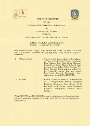 KESBER UNIV KARIMUN