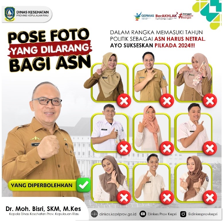 Gaya Foto Yang Dilarang Bagi ASN Jelang Pilkada