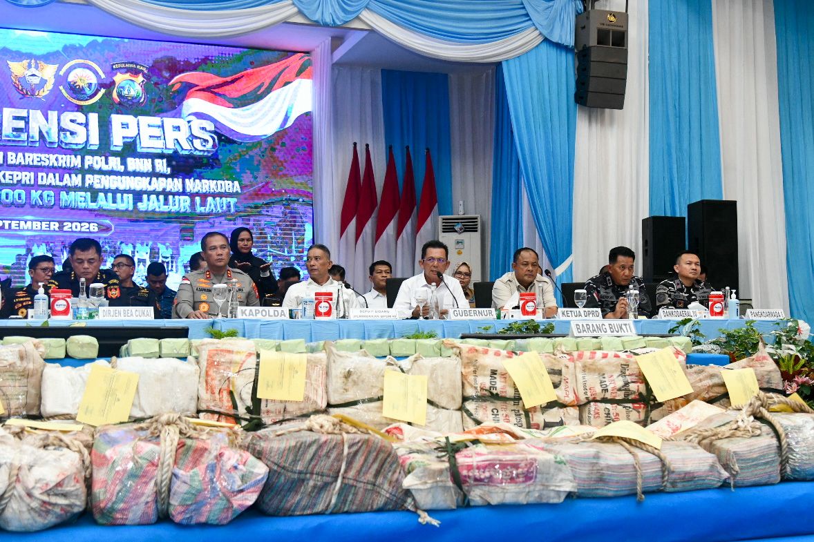 Gubernur Ansar Apresiasi Pengungkapan 800 Kg Ketamin HCL, Tegaskan Kepri Tetap Aman bagi Investasi