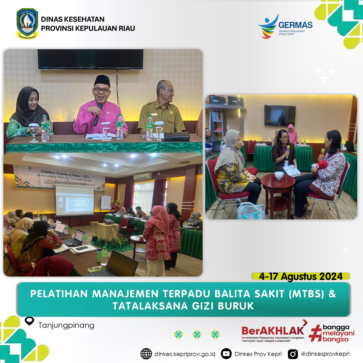 Pelatihan ToT Manajemen Terpadu Balita Sakit dan Tatalaksana Gizi Buruk