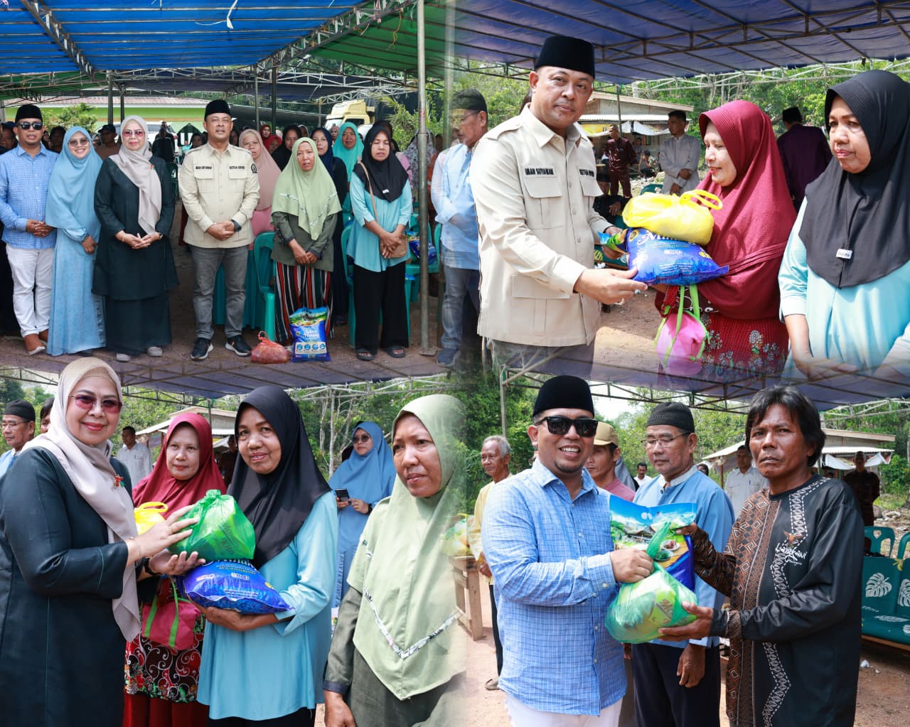 Sempena Hari Jadi ke-24 Kepri, DPRD Kepri Bersilaturahmi dan Berbagi Sembako Bersama Masyarakat Pulau Ladi