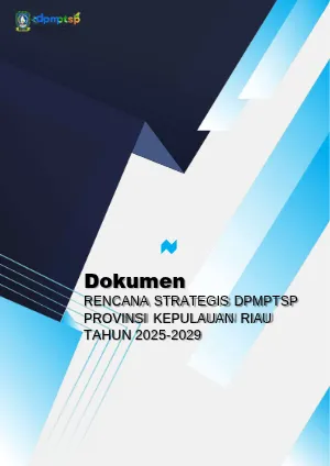 Renstra DPMPTSP Provinsi Kepulauan Riau