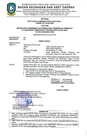 SK NOMOR 35 TAHUN 2026 B.Penerimaan A.n Okky Devina Dewi