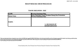 Rekap-RUP SIRUP 2023