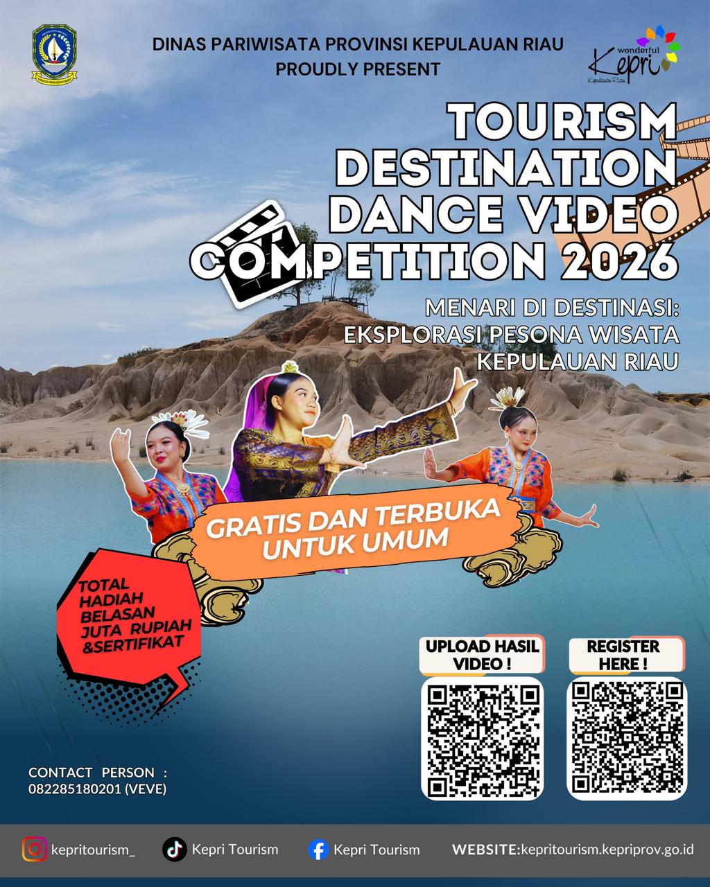 Dispar Kepri Ajak Generasi Kreatif Angkat Destinasi Wisata Lewat Dance Video Competition 2026