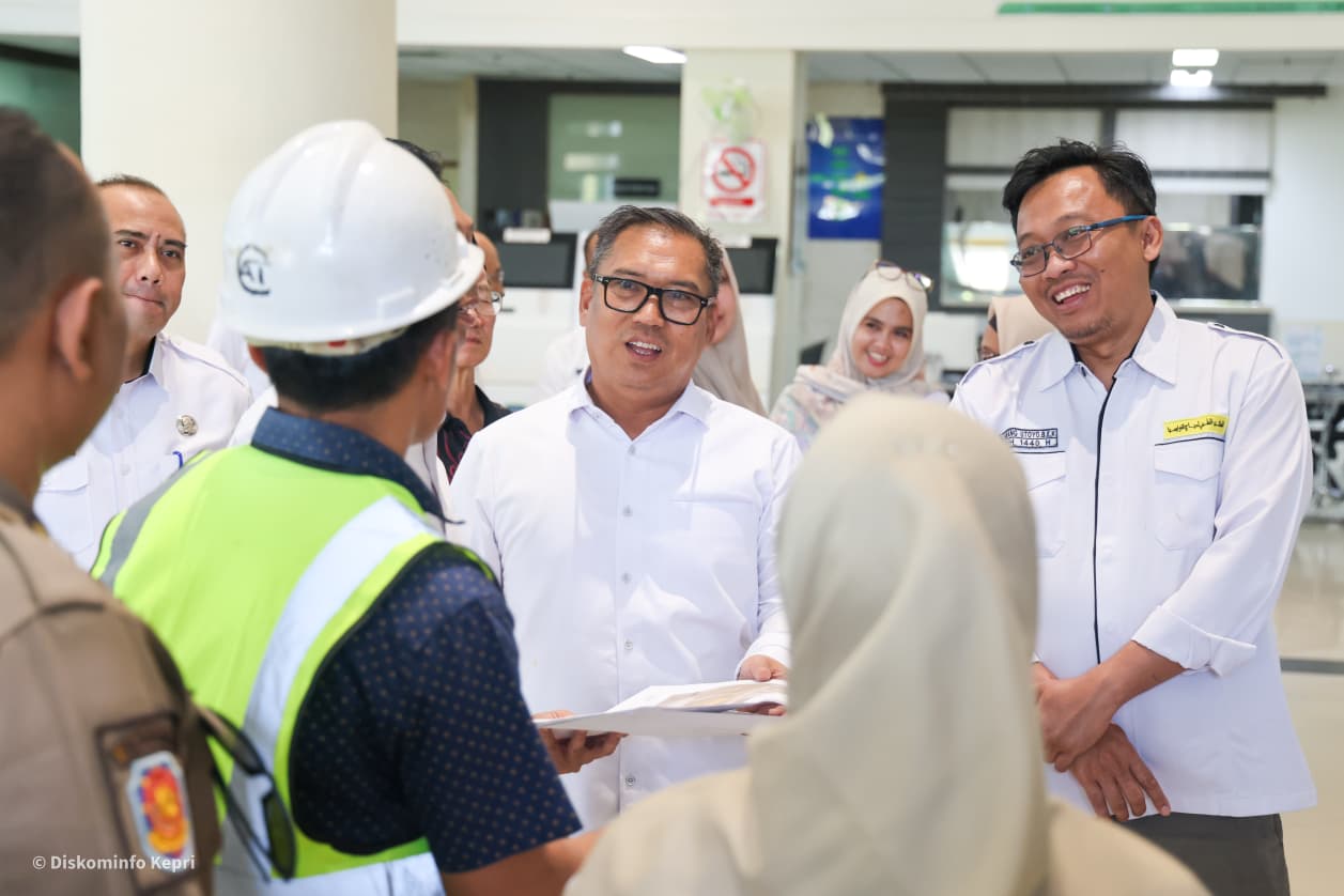 Wagub Nyanyang Tinjau Perbaikan RSUD Raja Ahmad Tabib, Pastikan Kualitas Sesuai Standar Kemenkes