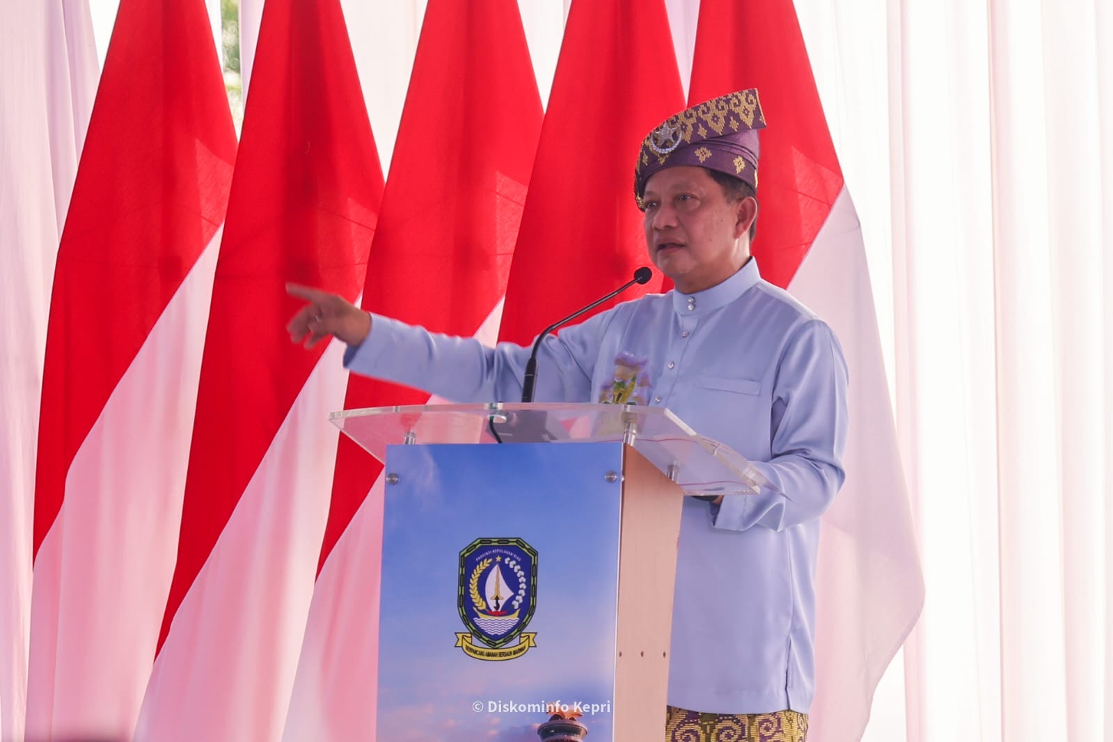 Mendagri Tito Karnavian Resmikan Groundbreaking Museum dan Monumen Bahasa Nasional di Pulau Penyengat