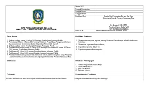 SOP Pendokumentasian Informasi Publik