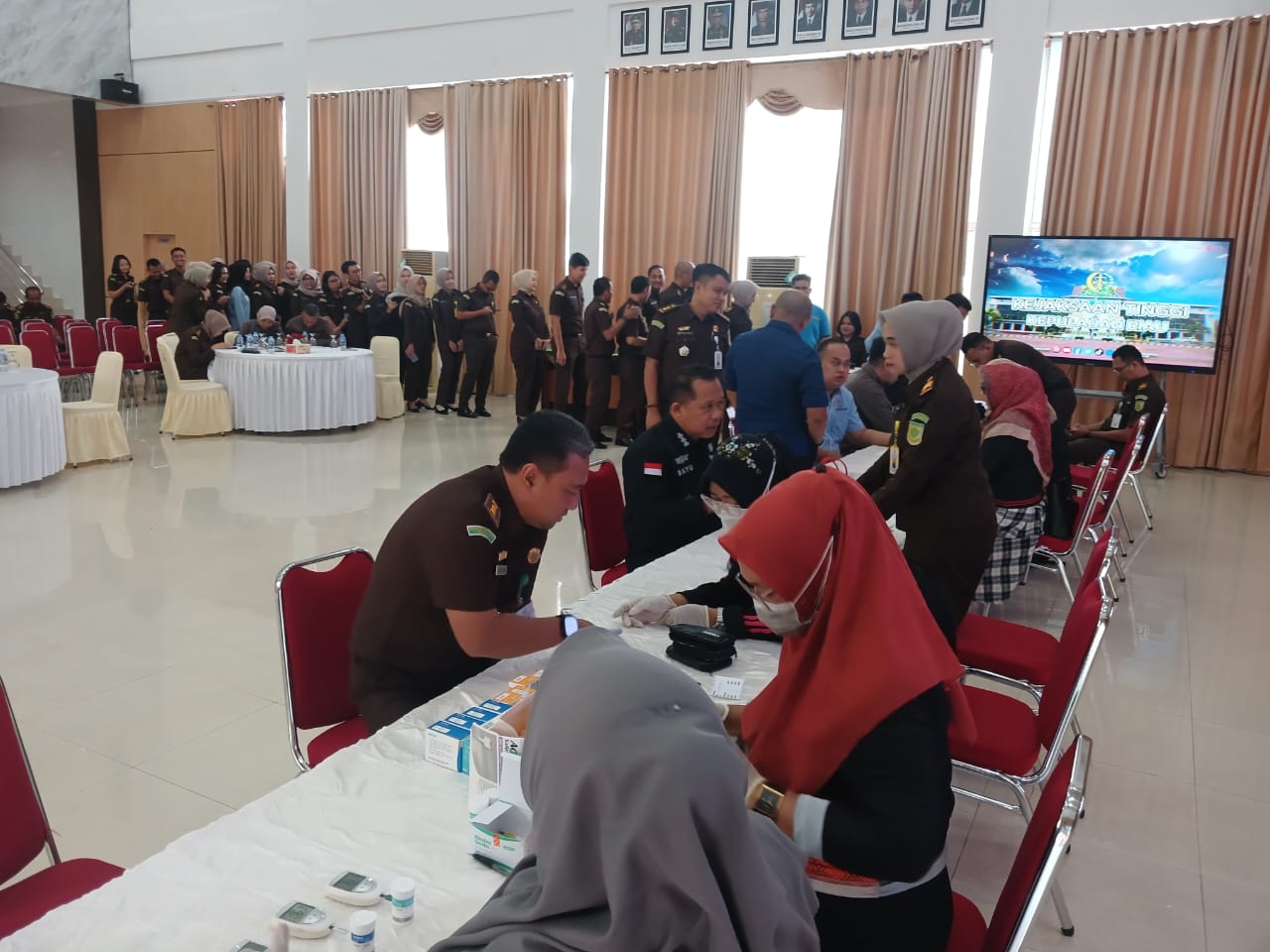 Kejati Kepri Perkuat Deteksi Dini PTM, 88 Pegawai Jalani Pemeriksaan Kesehatan