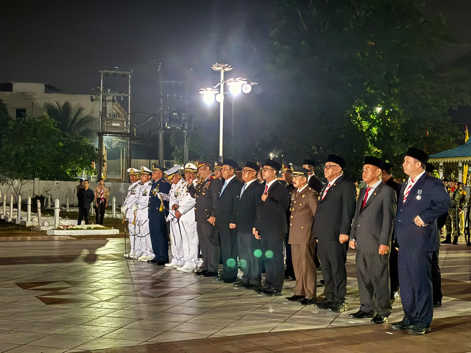 Acara Apel Kehormatan dan Renungan Suci Dalam Rangka Peringatan HUT ke-81 Kemerdekaan RI Tingkat Provinsi Kepulauan Riau