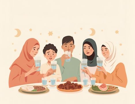 Cegah Dehidrasi Saat Puasa : Pentingnya Mengatur Asupan Cairan