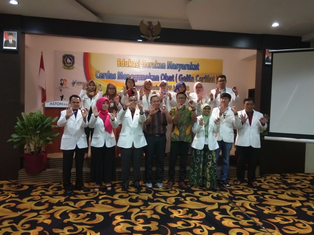 Pembekalan Apoteker Agent of Change (AoC) GeMa CerMat di Kabupaten Karimun