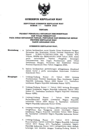 SK NOMOR 160 TAHUN 2026-KPA, PPK, PPSPM dan BENDAHARA-APBN