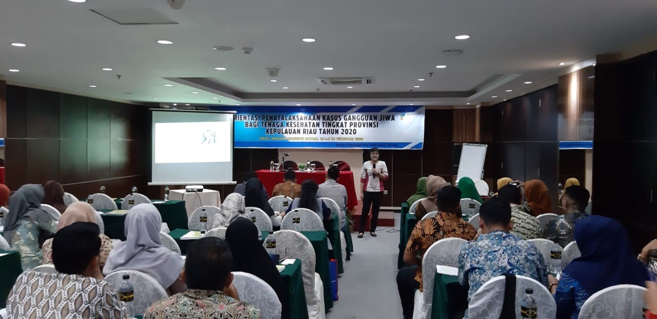 Orientasi Penatalaksanaan Kasus Gangguan Jiwa Bagi Nakes Tingkat Provinsi Kepulauan Riau Tahun 2020