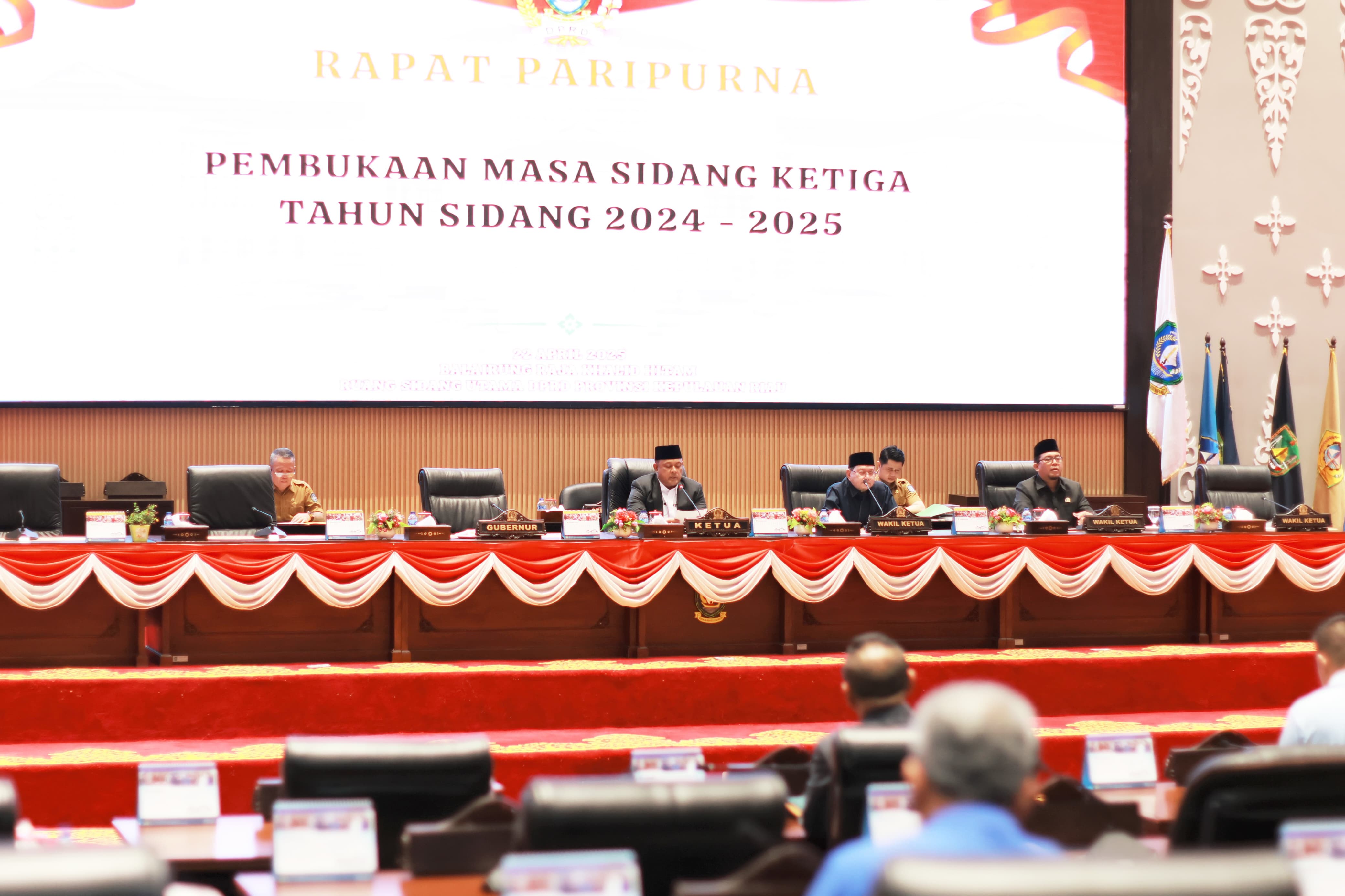 DPRD Kepri Laksanakan Paripurna Pembukaan Masa Sidang Ke-3