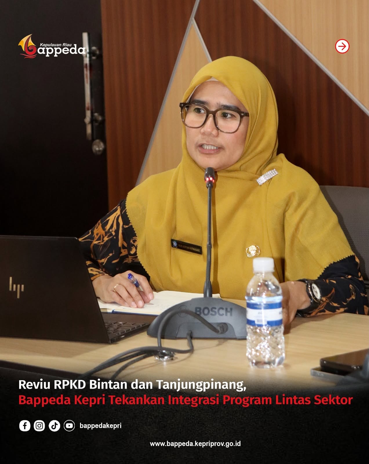 Reviu RPKD Bintan dan Tanjungpinang, Bappeda Kepri Tekankan Integrasi Program Lintas Sektor