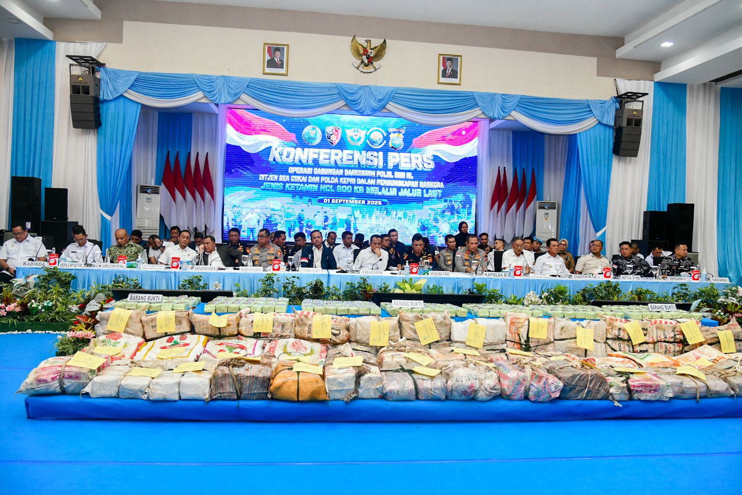 Gubernur Ansar Apresiasi Pengungkapan 800 Kg Ketamin HCL, Tegaskan Kepri Tetap Aman bagi Investasi