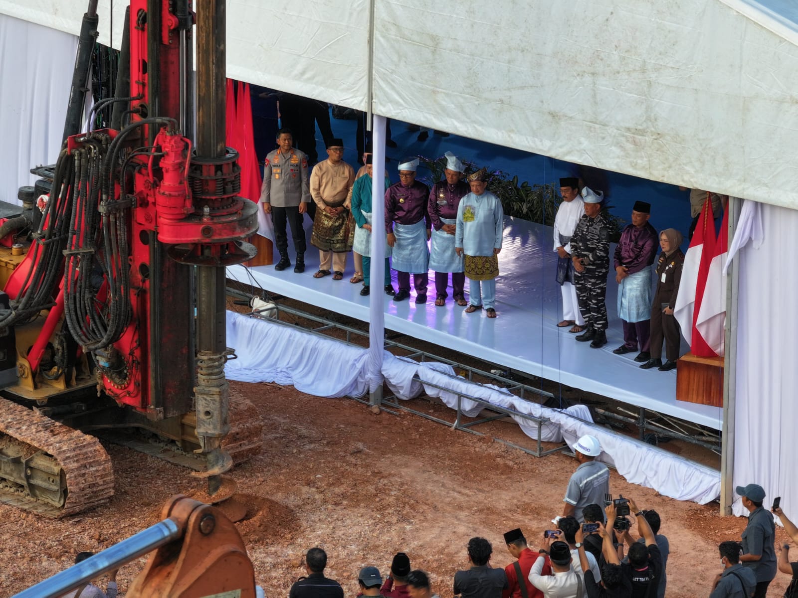 Mendagri Tito Karnavian Resmikan Groundbreaking Museum dan Monumen Bahasa Nasional di Pulau Penyengat