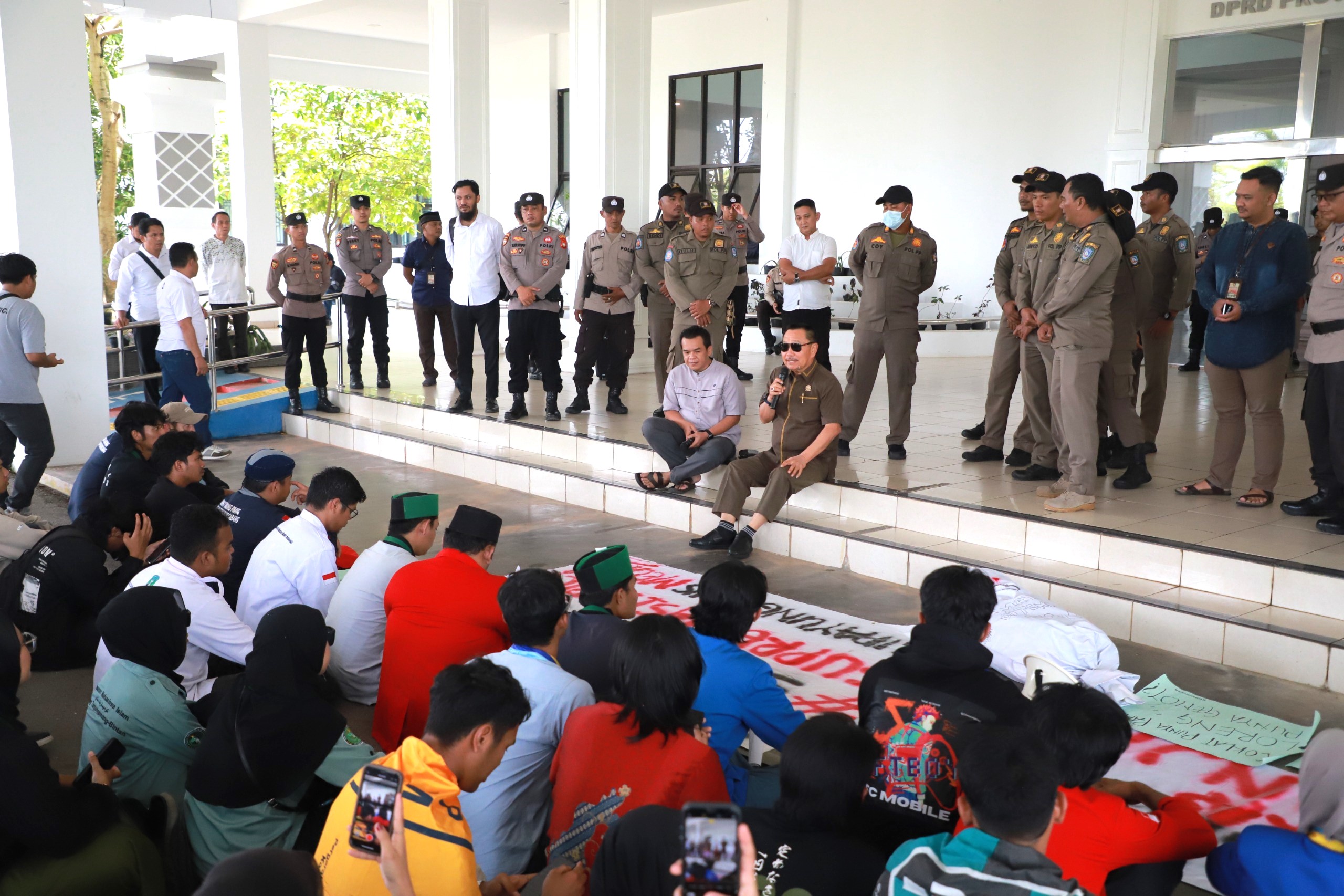 DPRD Kepri Terima Aksi Demo Kelompok Cipayung Plus Tanjungpinang-Bintan