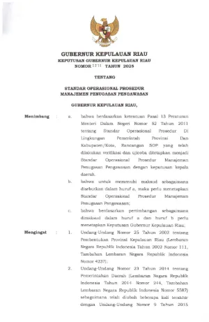 MANAJEMEN PENUGASAN PENGAWASAN