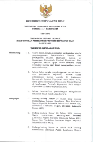 SK NAMA NAMA INOVASI KEPRI