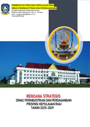 Renstra Dinas Perindustrian dan Perdagangan Provinsi Kepulauan Riau