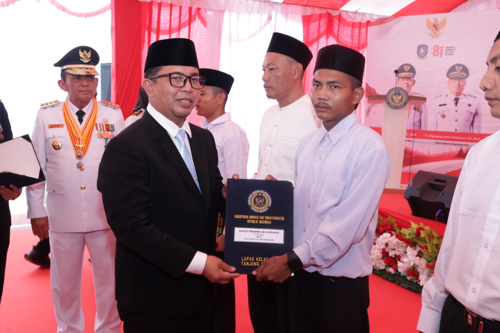 DPRD Kepri Hadiri Pemberian Remisi Umum HUT ke-81 Kemerdekaan RI di Lapas Tanjungpinang