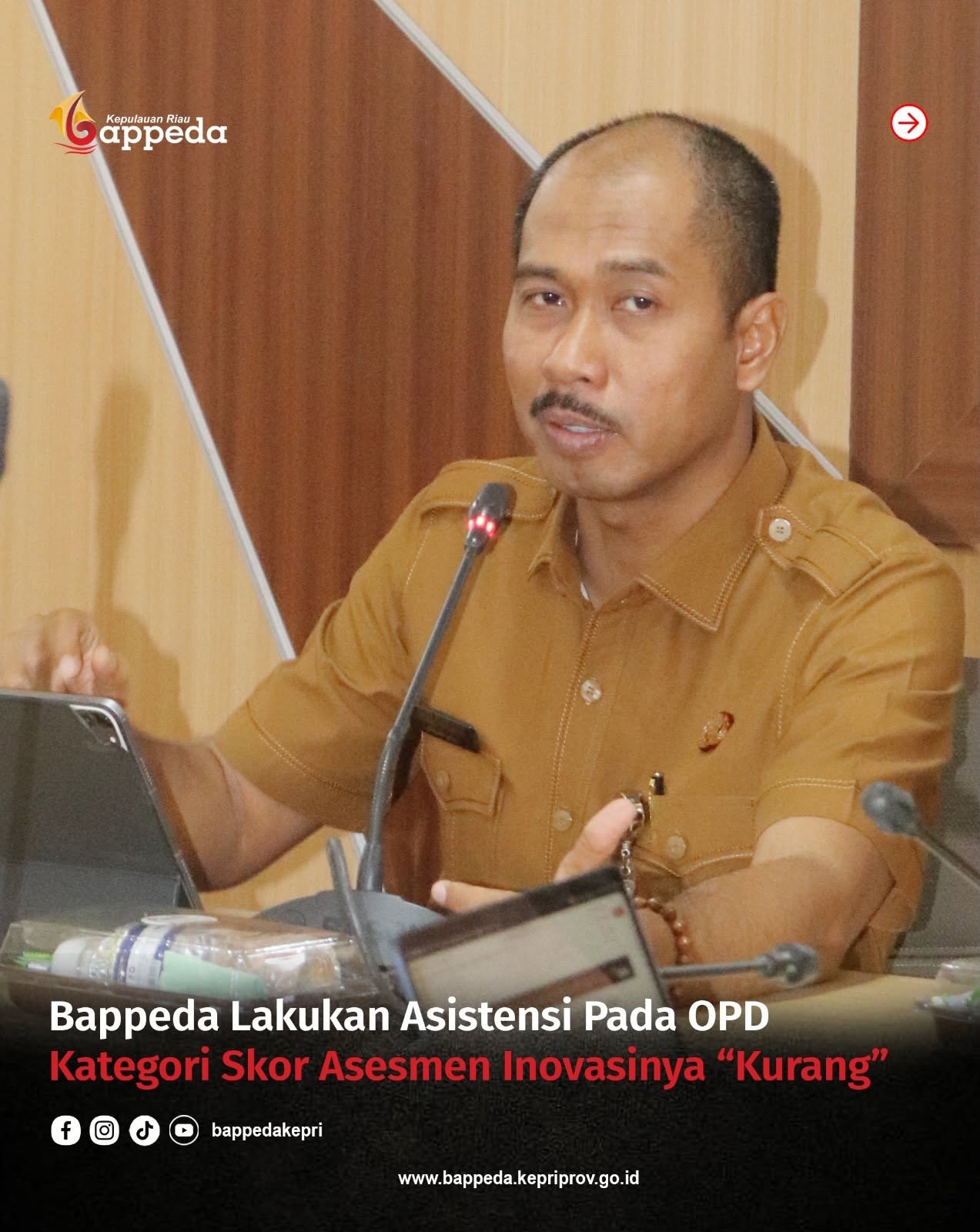 Bappeda Lakukan Asistensi Pada OPD Kategori Skor Asesmen Inovasinya “Kurang”