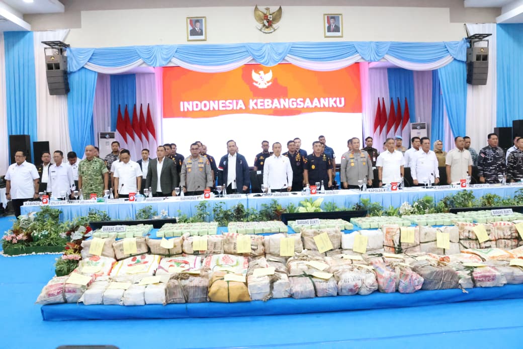Ketua DPRD Kepri Hadiri Pengungkapan 800 Kilogram Ketamin, Dorong Penguatan Sinergi Pemberantasan Narkotika