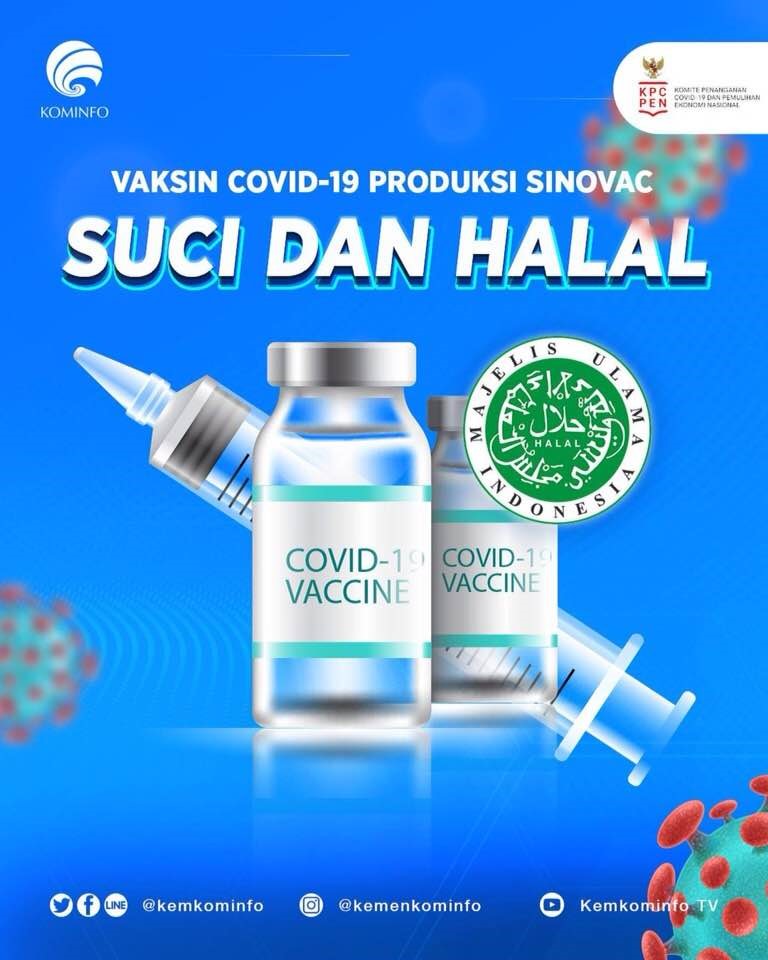 Sudah Bersertifikat Halal Dari MUI, Jangan Ragu Lagi Untuk Di Vaksin COVID-19