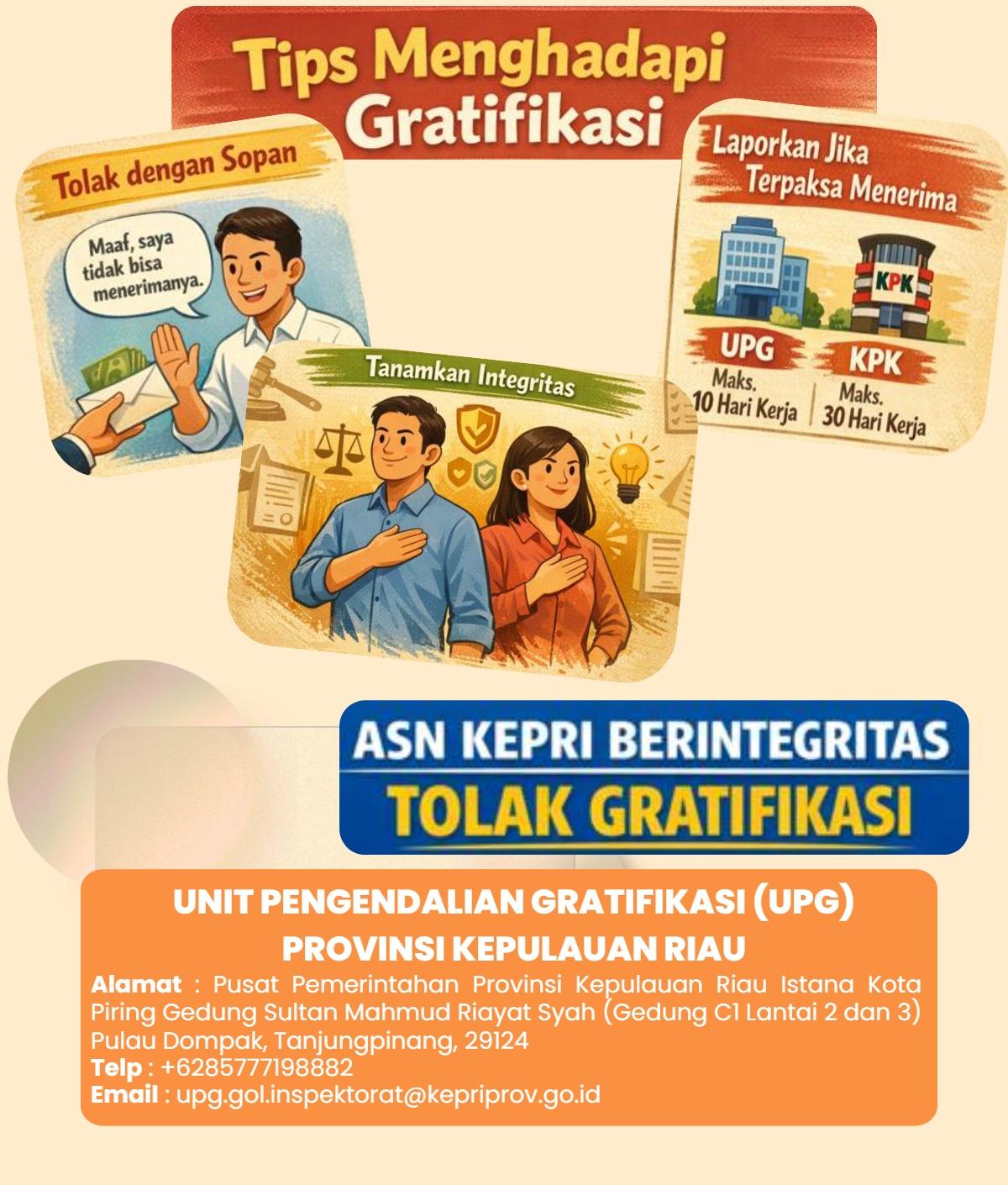 Tolak Gratifikasi