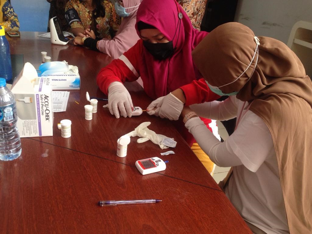 Deteksi Dini Kesehatan (cek kesehatan) PTM dan Pengukuran Kebugaran Jasmani