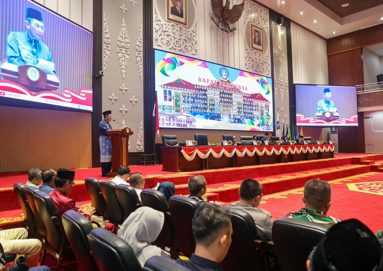 Pemprov Kepri dan DPRD Setujui Ranperda Perubahan APBD 2026 Jadi Perda