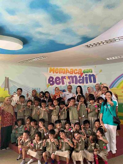 Siswa TK Eden Ceria Bintan, Kunjungi Perpustakaan Raja Muhammad Yusuf Al-Ahmadi