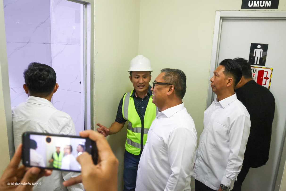 Wagub Nyanyang Tinjau Perbaikan RSUD Raja Ahmad Tabib, Pastikan Kualitas Sesuai Standar Kemenkes