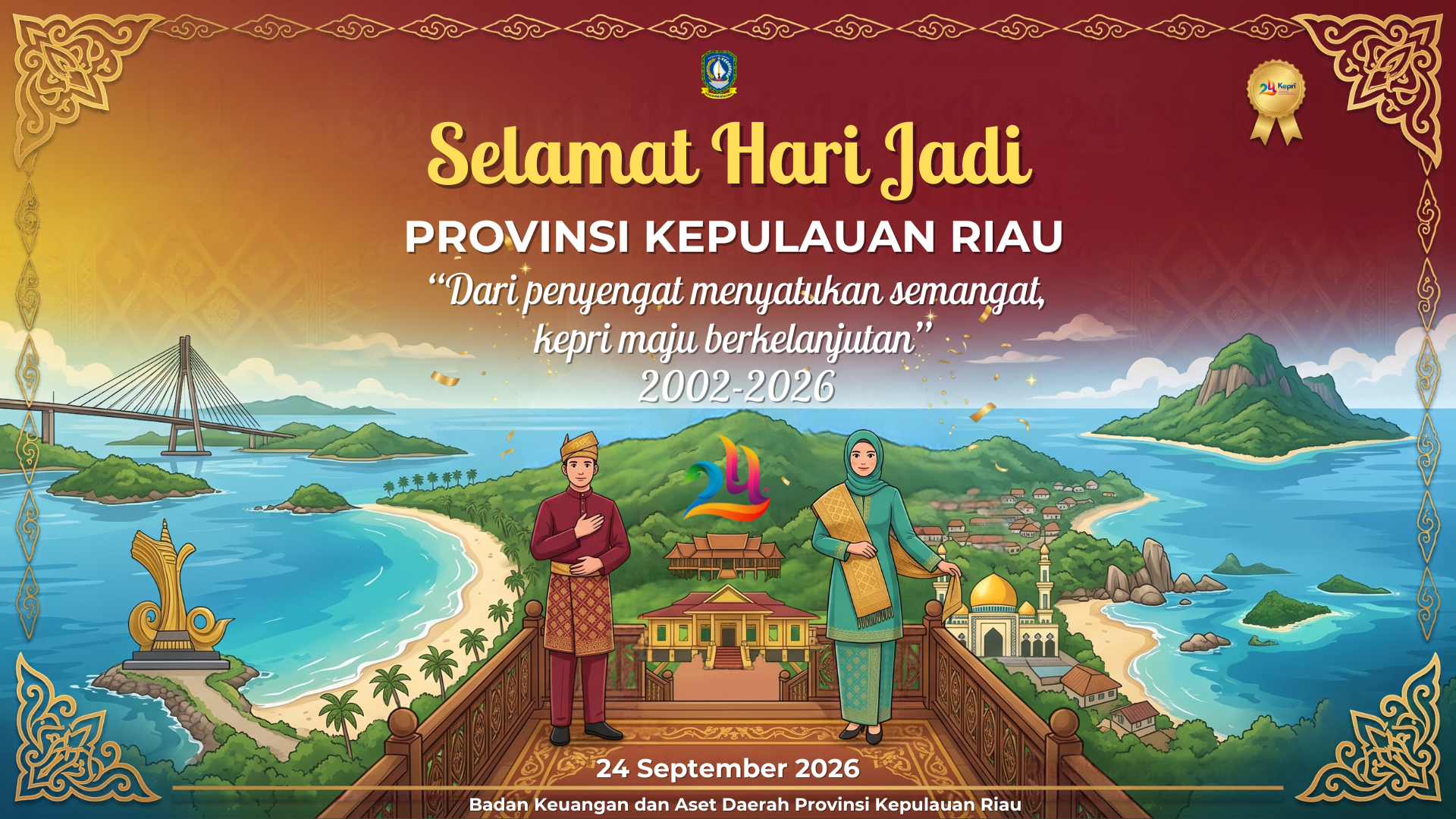 Selamat Hari Jadi ke-24 Provinsi Kepulauan Riau: Berakar pada Sejarah, Melangkah Menuju Kepri yang Maju dan Berkelanjutan
