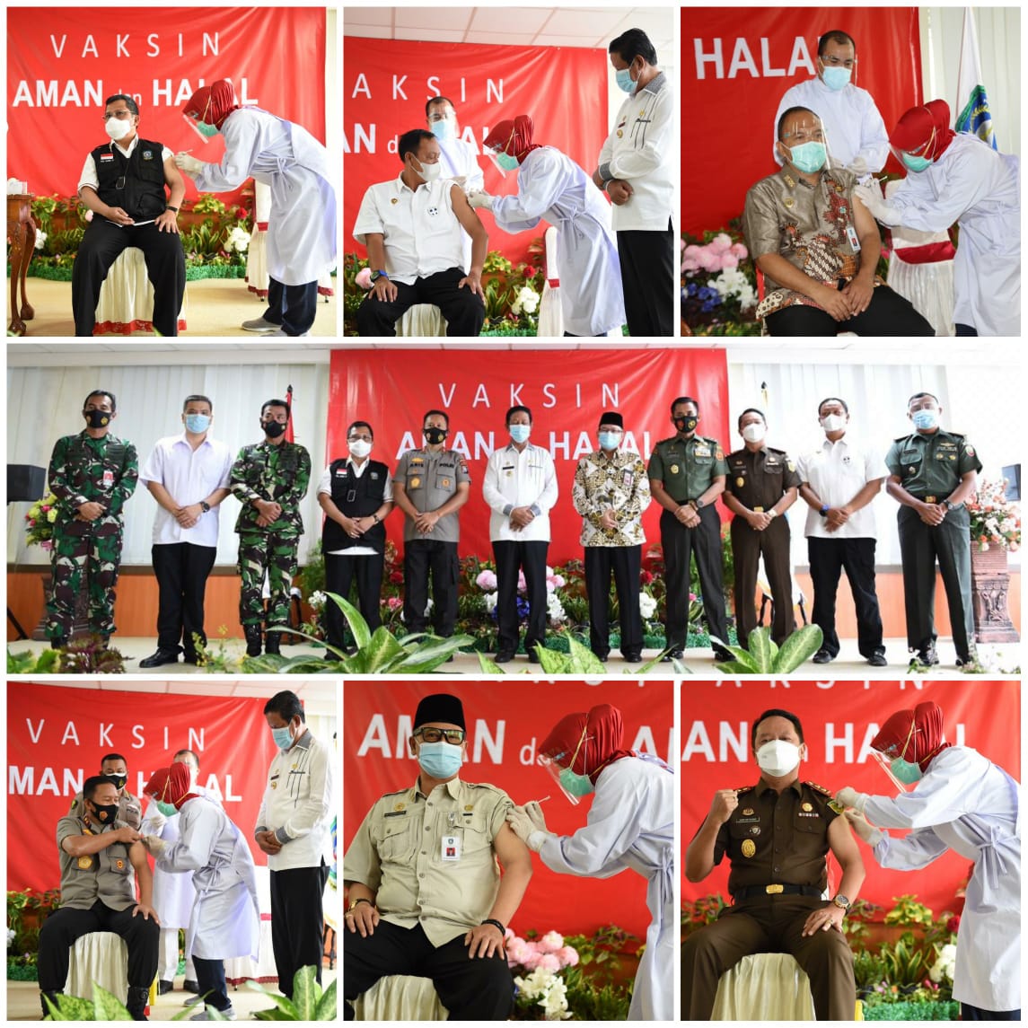 Pencanangan Penyuntikan Vaksin COVID-19 di Provinsi Kepulauan Riau