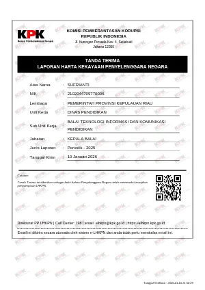 LHKPN SUFRIANTI S.I.P