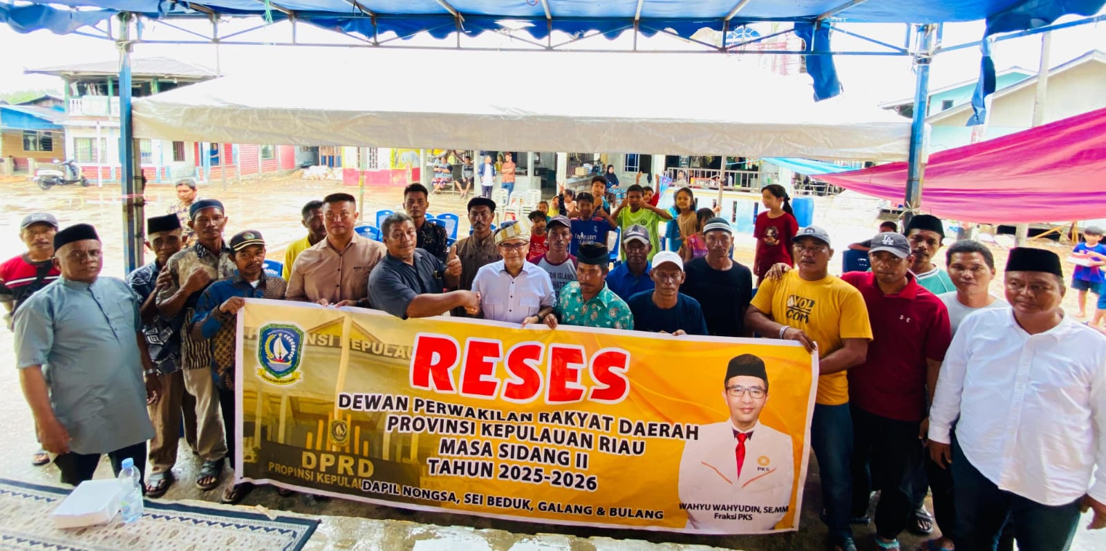 Reses di Selat Nenek, Anggota DPRD Kepri Tampung Aspirasi Jembatan Apung hingga Sekolah Maritim