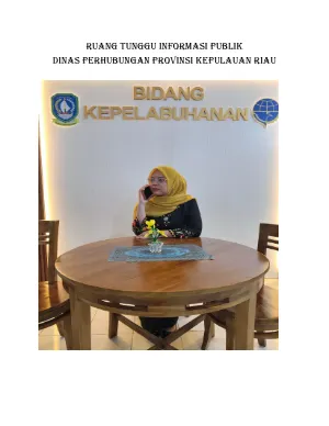 RUANG TUNGGU INFORMASI PUBLIK