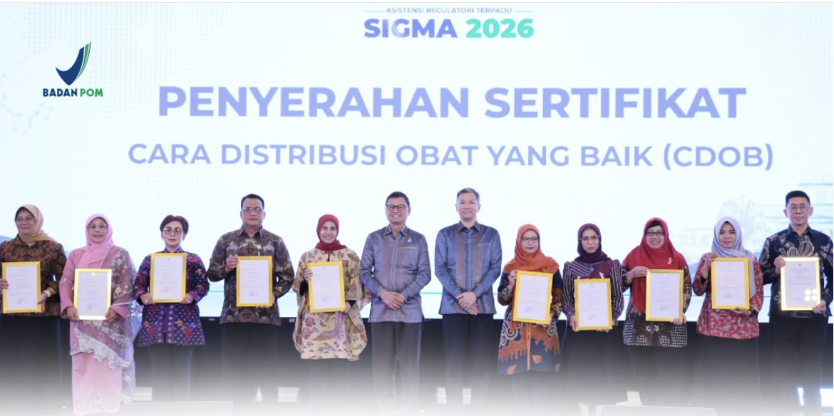 Prestasi Kefarmasian Kepri : UPTD Instalasi Farmasi Dinkes Provinsi Kepulauan Riau dan UPTD Instalasi Farmasi Kota Batam Raih Sertifikat CDOB BPOM RI