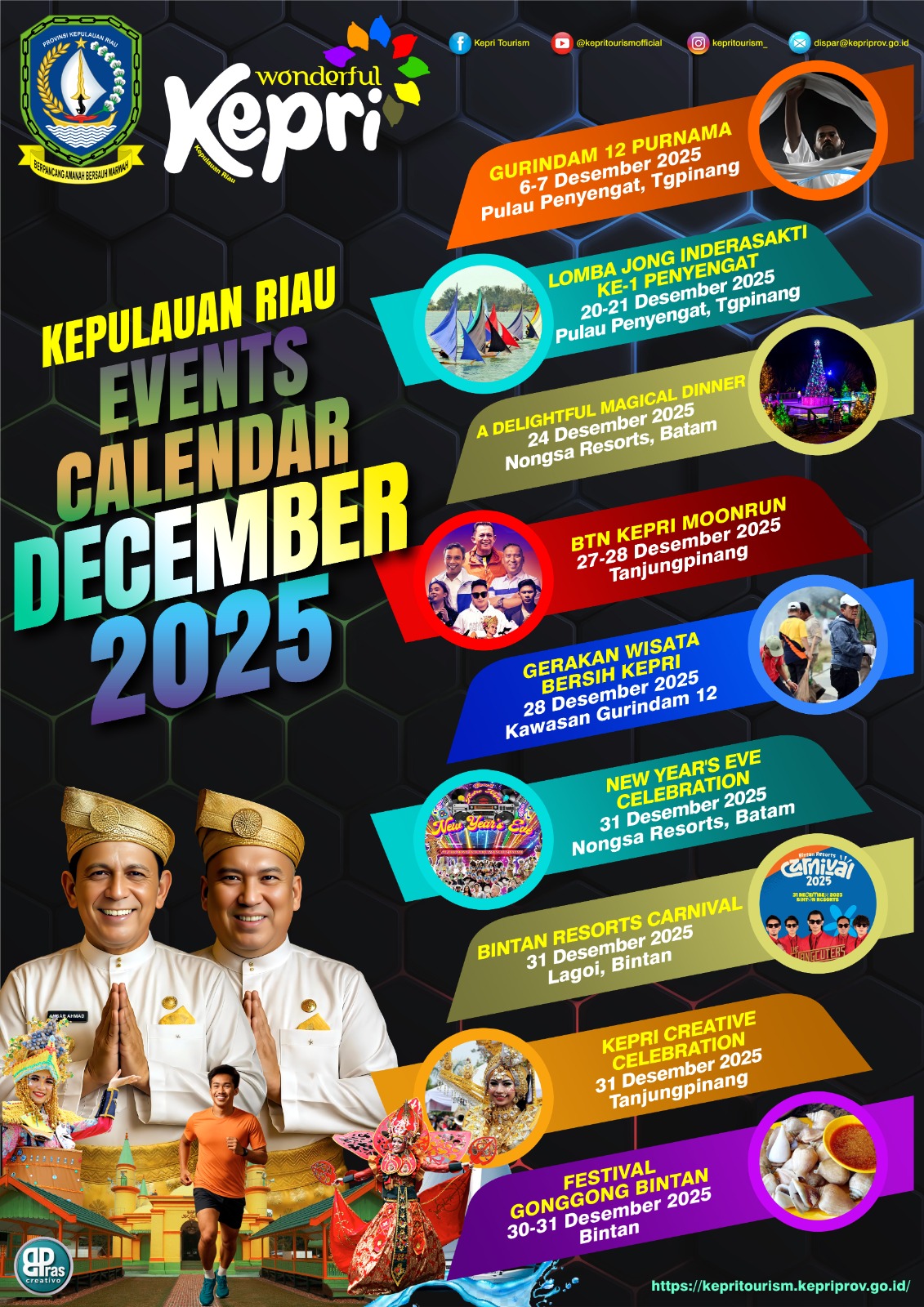 Gelegar Akhir Tahun Kepri: 9 Event Spektakuler Desember 2025, Siap Sambut Wisatawan!