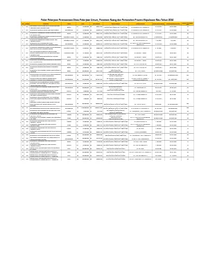 Daftar Kontrak tahun 2024